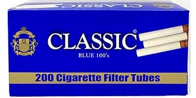 Classic Tubes 100 Blue product package